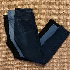 3 pairs H&M skinny jeans